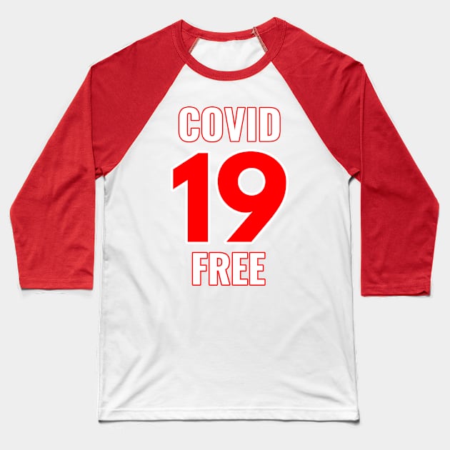 Covid Baseball T-Shirt by Redroomedia